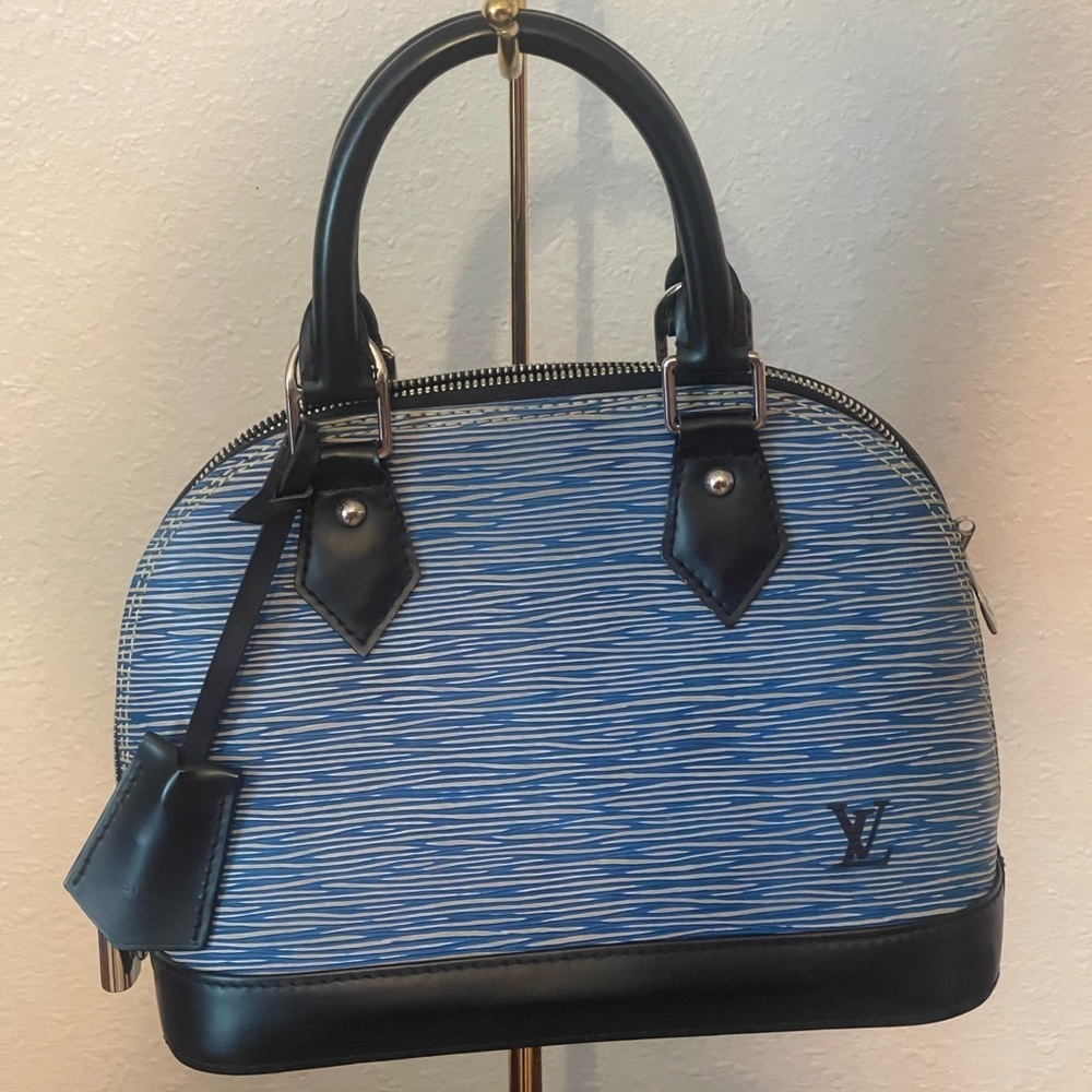 Louis Vuitton Epi Denim Alma BB Satchel